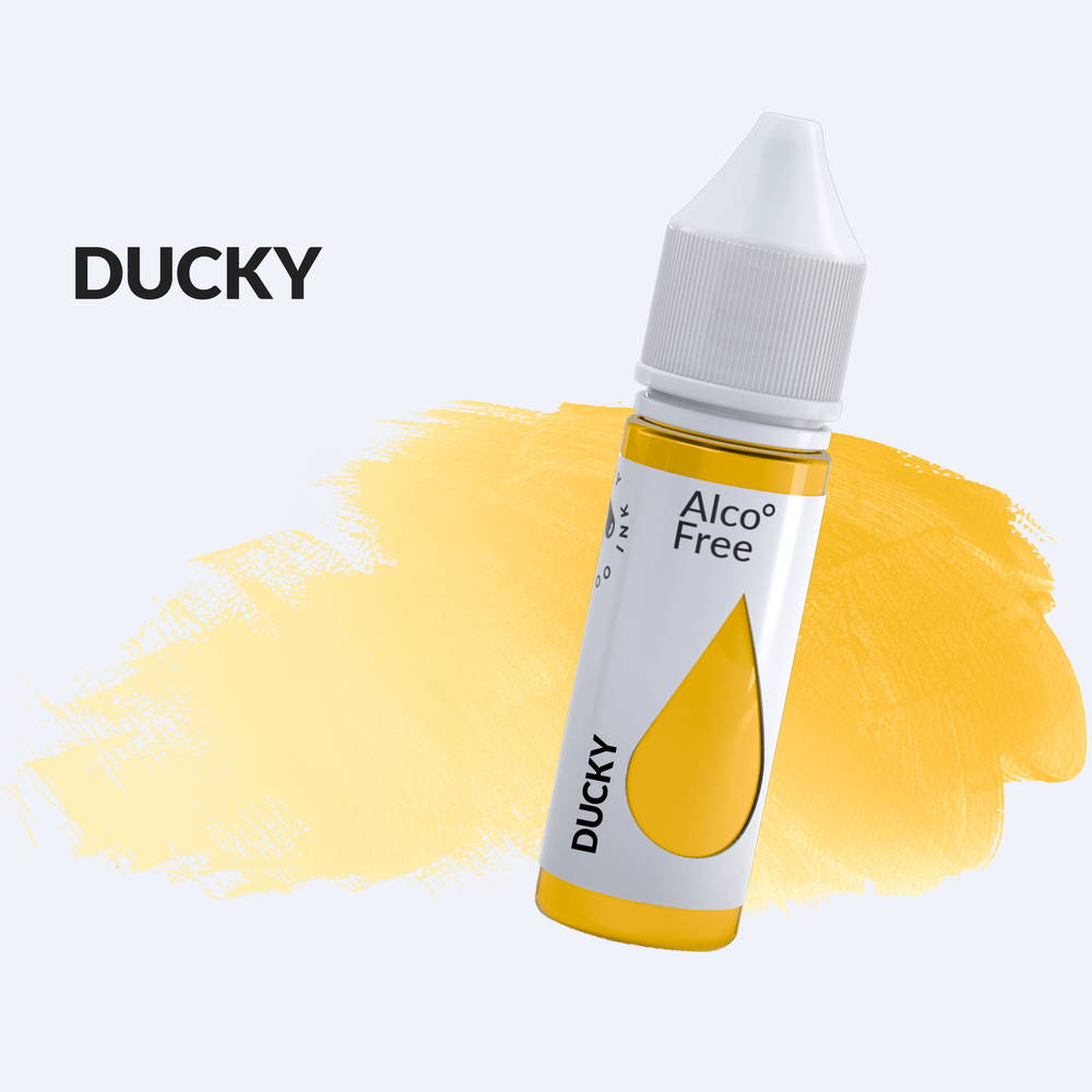 Ducky тату-краска жёлтая