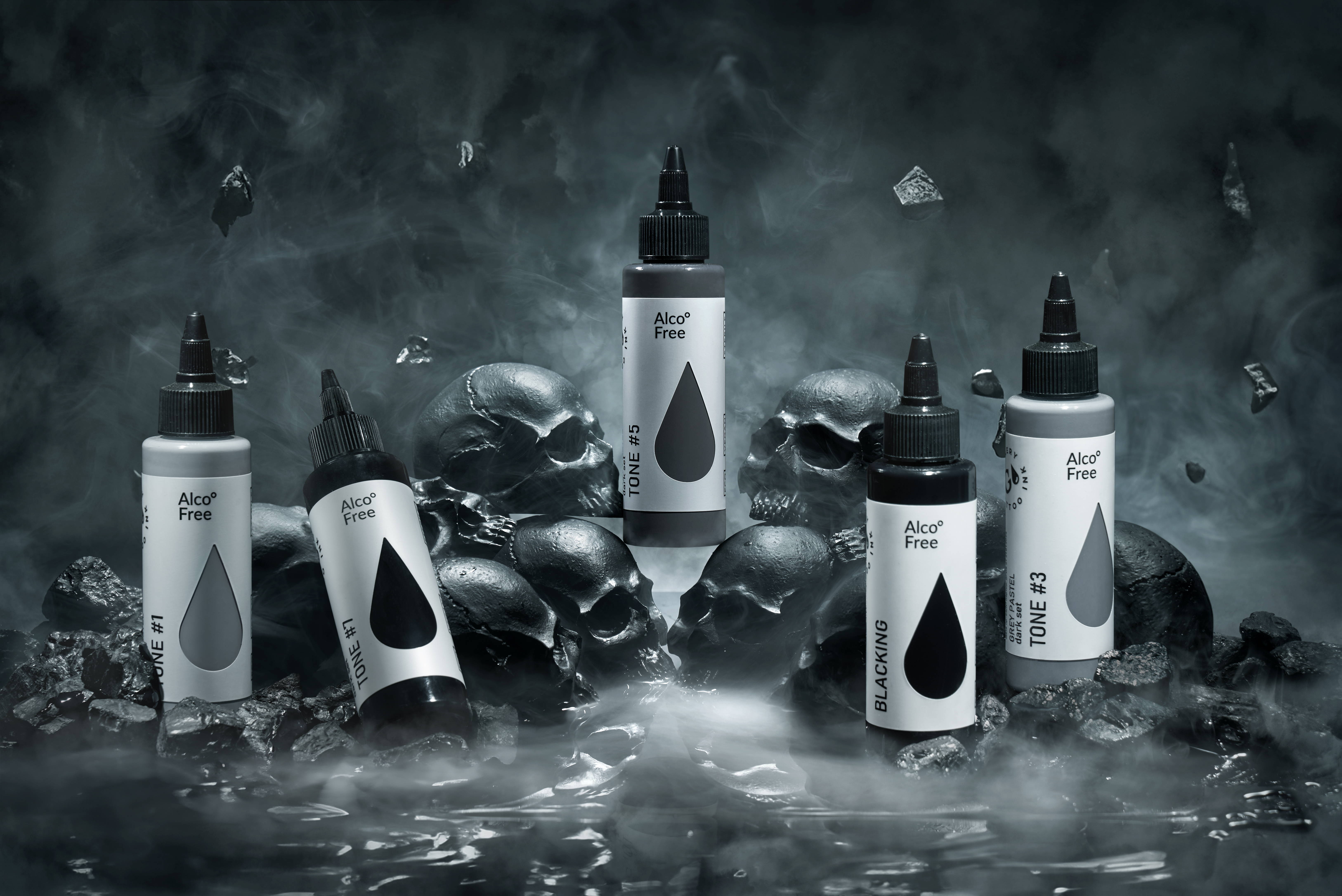 GREY PASTEL DARK SET